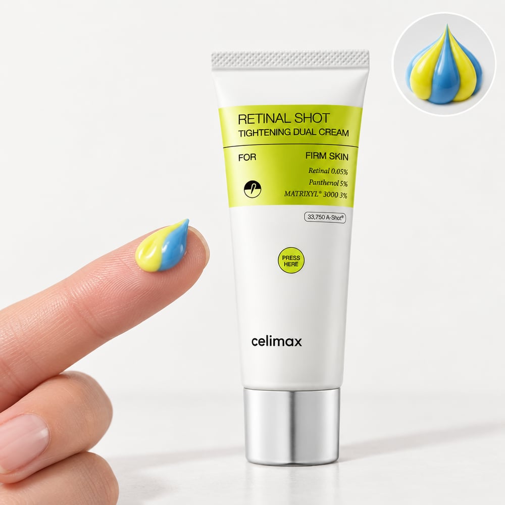 Dual Night Shot — Retinal 0,05% + Peptidi | celimax